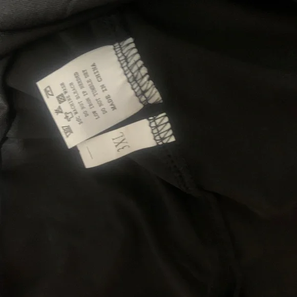 HP Long sleeve Black dress with rhinestones and slits night out size 3XL - Picture 8 of 9